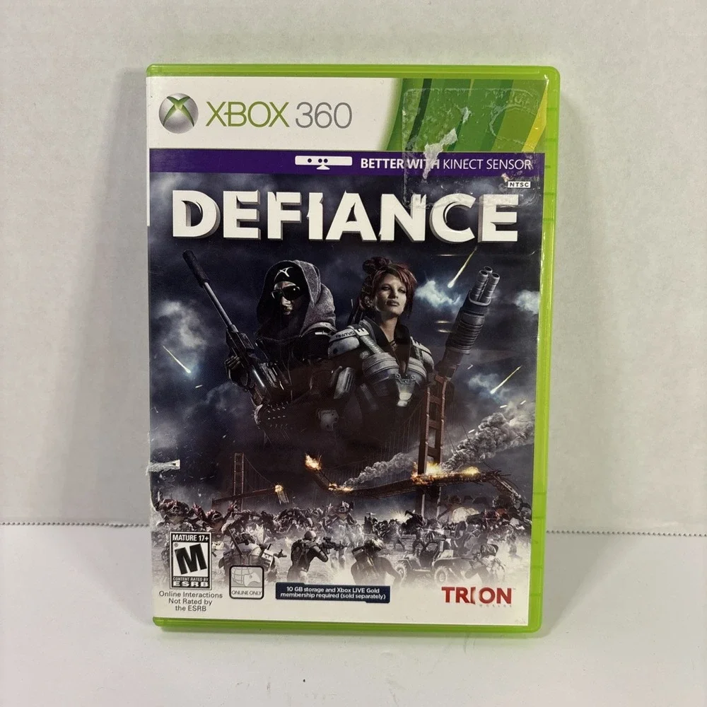 Defiance Xbox 360 Game Complete CIB Tested Working Microsoft